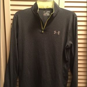 Youth XL grey Under Armour pull over
